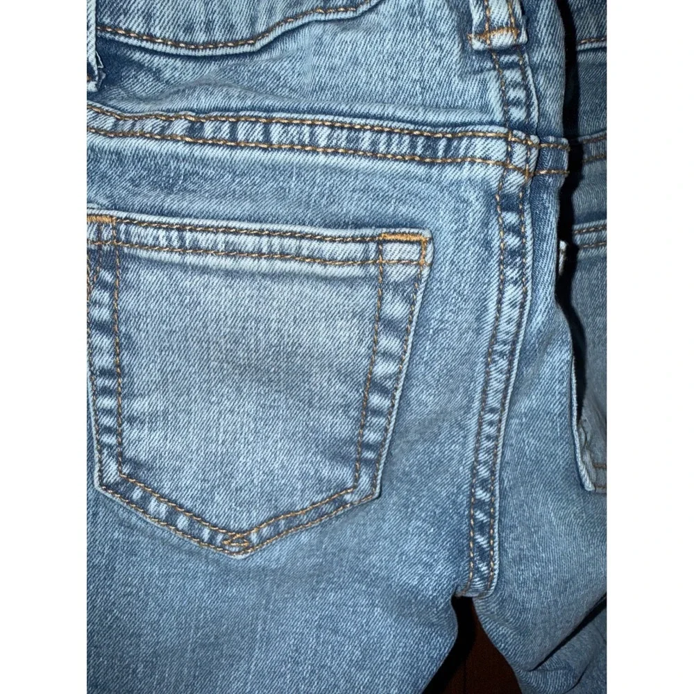 Gap Kids Boys Slim Stretch Skinny Jeans Light Wash Blue Size 5 Adjustable Waist